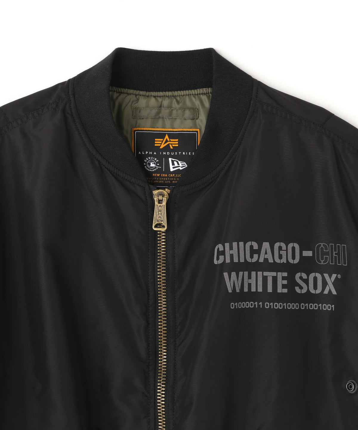 《MLB X ALPHA X NEW ERA》MA-1 2in1 FLIGHT JACKET & VEST シカゴ・ホワイトソックス