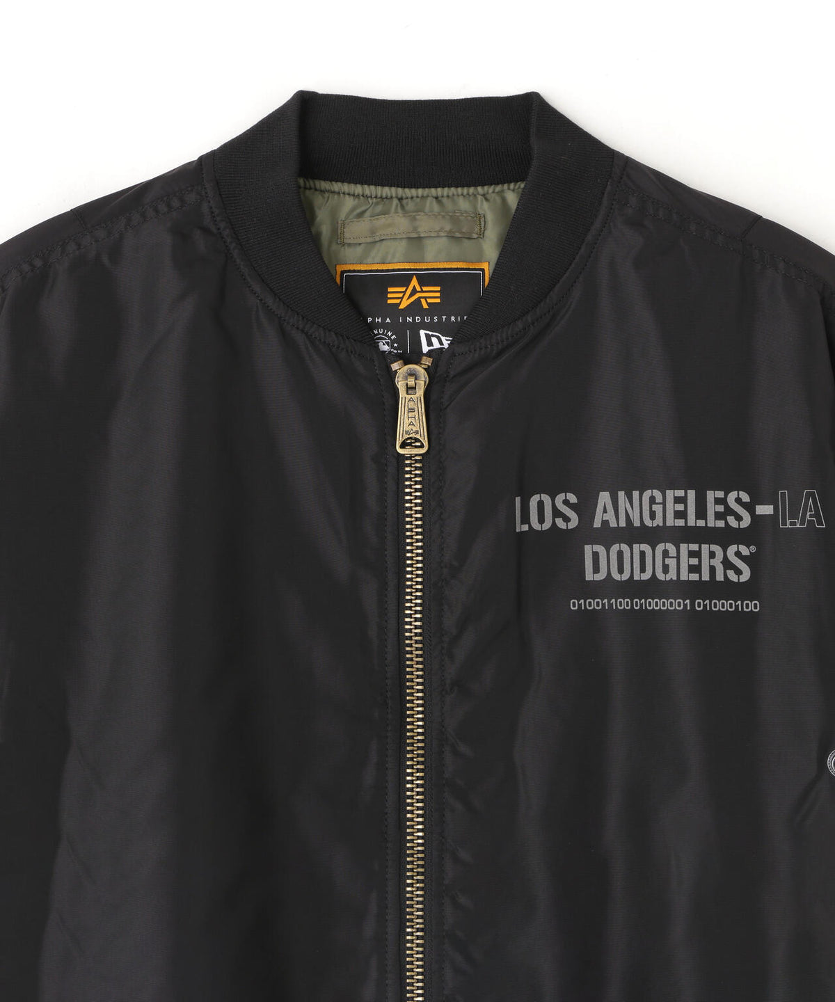 《MLB X ALPHA X NEW ERA》MA-1 2in1 FLIGHT JACKET & VEST ロサンゼルス・ドジャース