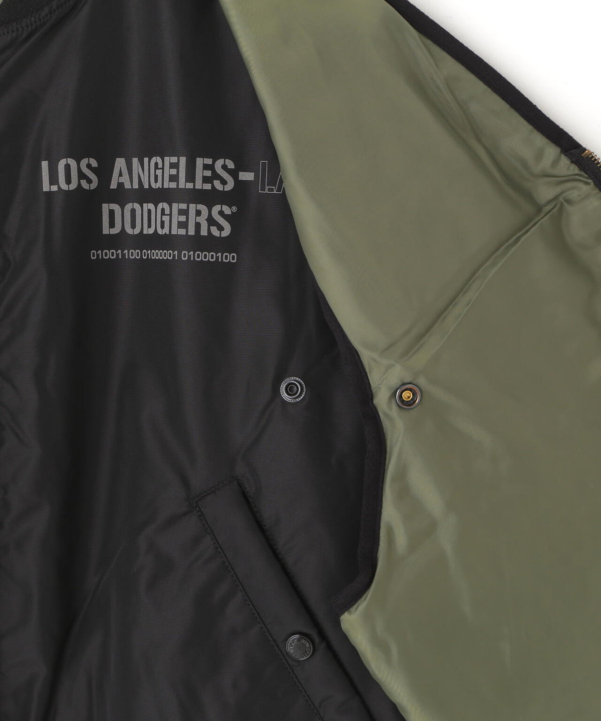 《MLB X ALPHA X NEW ERA》MA-1 2in1 FLIGHT JACKET & VEST ロサンゼルス・ドジャース