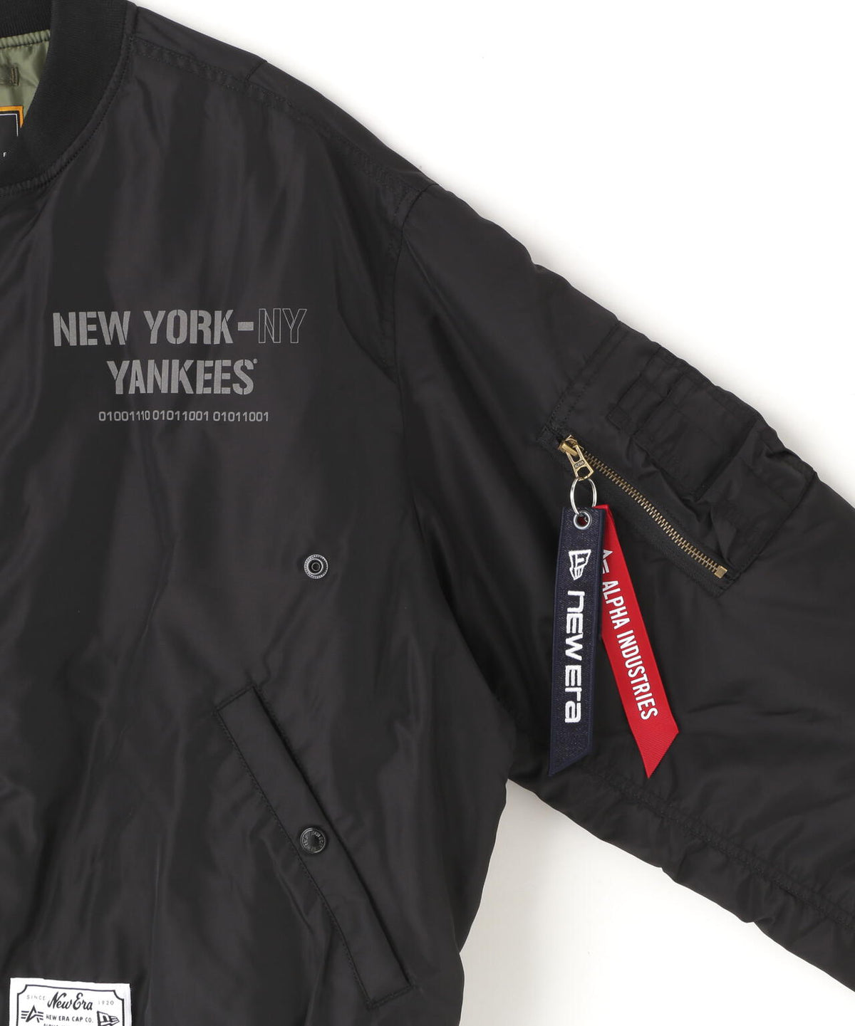 《MLB X ALPHA X NEW ERA》MA-1 2in1 FLIGHT JACKET & VEST ニューヨーク・ヤンキース