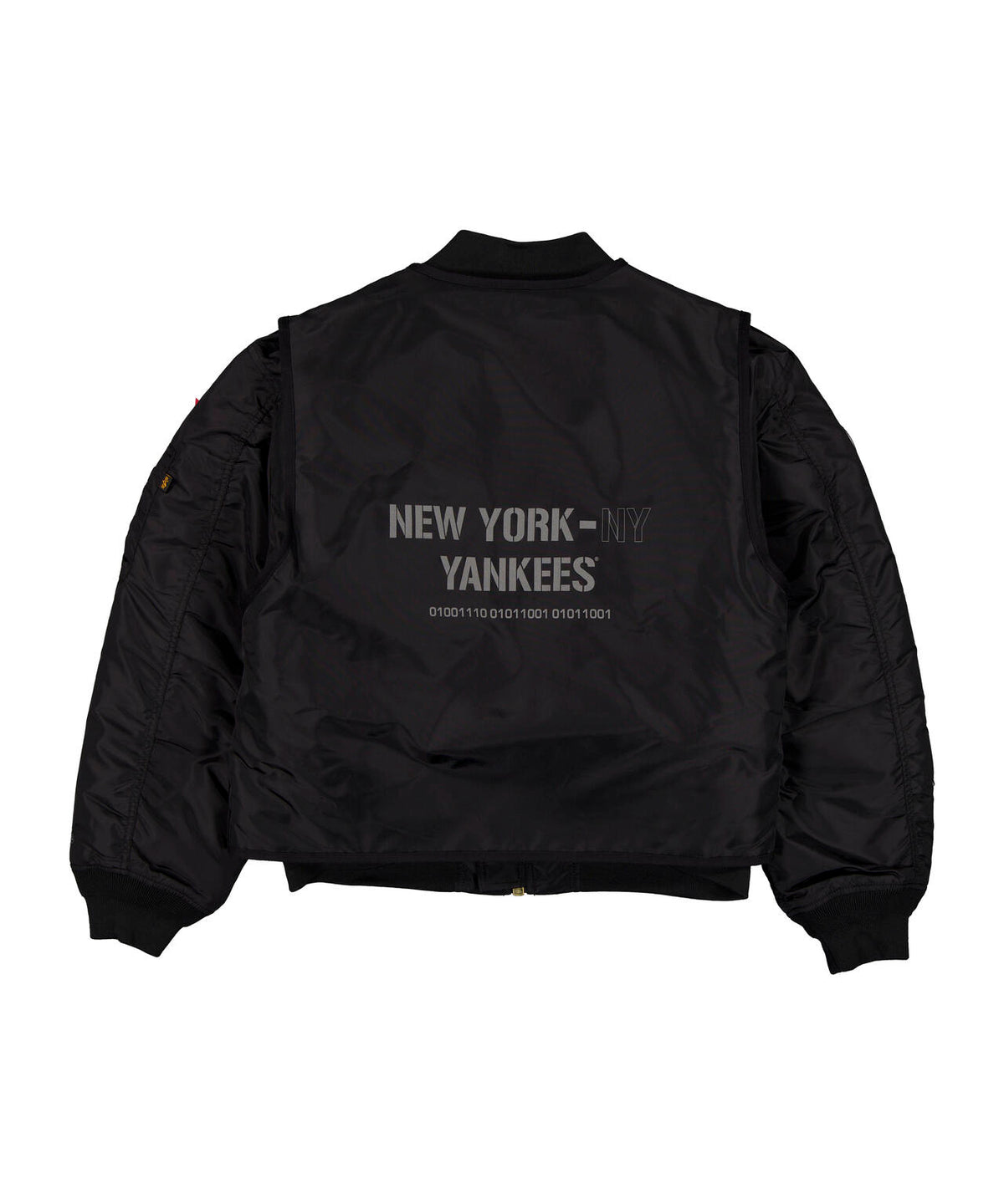《MLB X ALPHA X NEW ERA》MA-1 2in1 FLIGHT JACKET & VEST ニューヨーク・ヤンキース