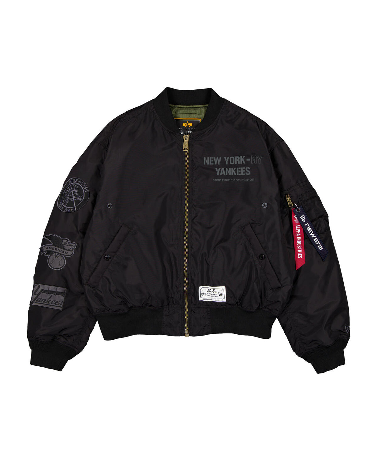 《MLB X ALPHA X NEW ERA》MA-1 2in1 FLIGHT JACKET & VEST ニューヨーク・ヤンキース