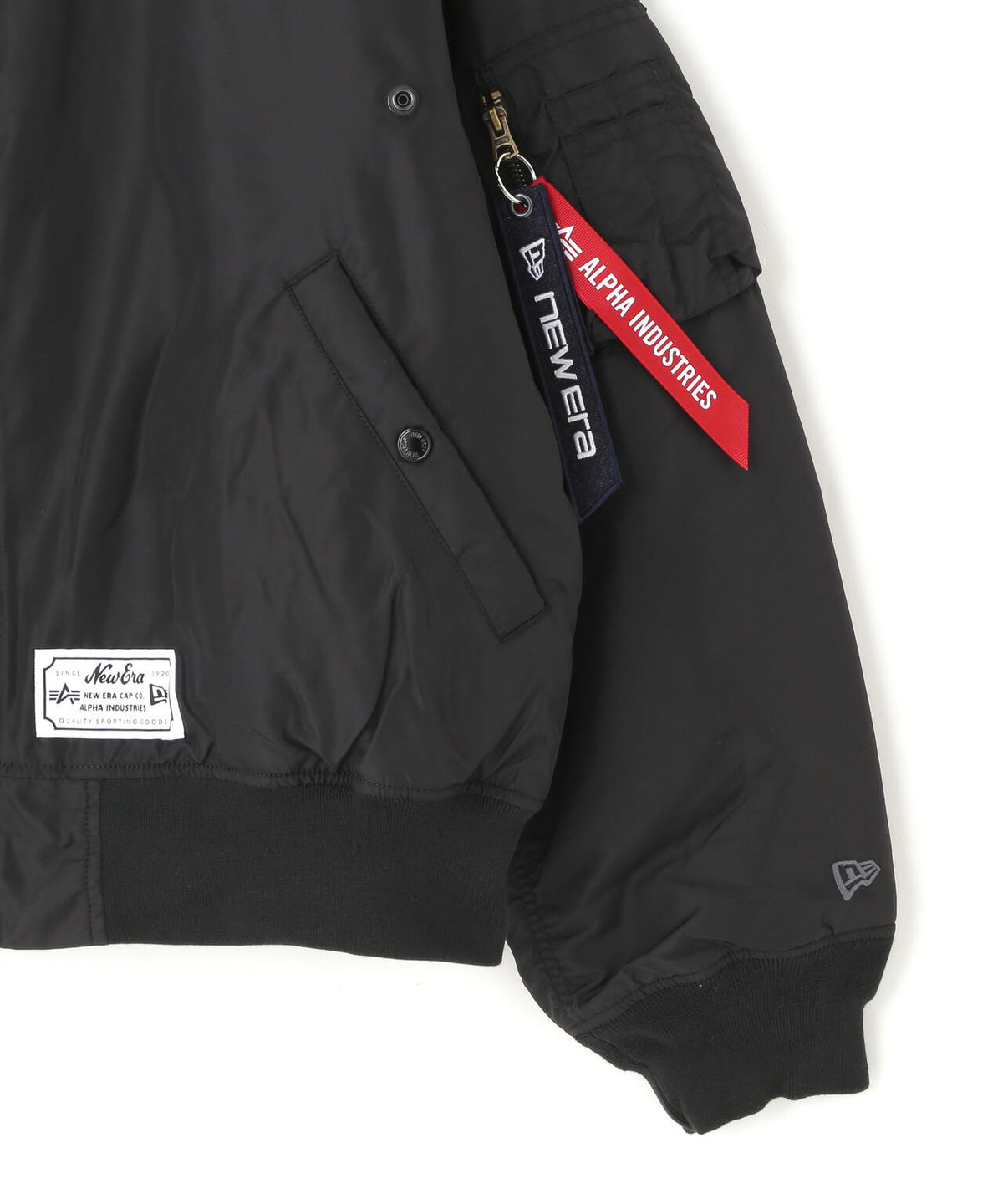 《MLB X ALPHA X NEW ERA》MA-1 2in1 FLIGHT JACKET & VEST フィラデルフィア・フィリーズ