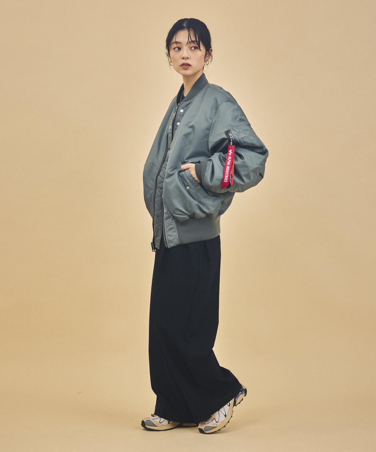 xNANGA×FREAK'S STORE×ALPHA INDUSTRIES /DOWN MA-1 JACKET/ダウンエム