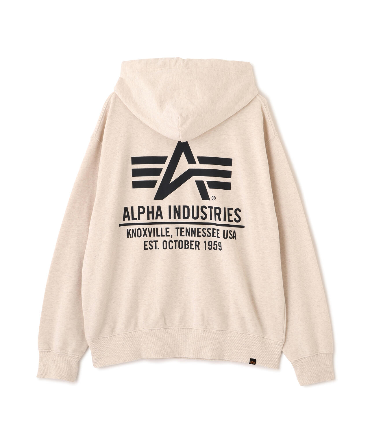 ALPHA RED RIBBON ZIP HOODIE
