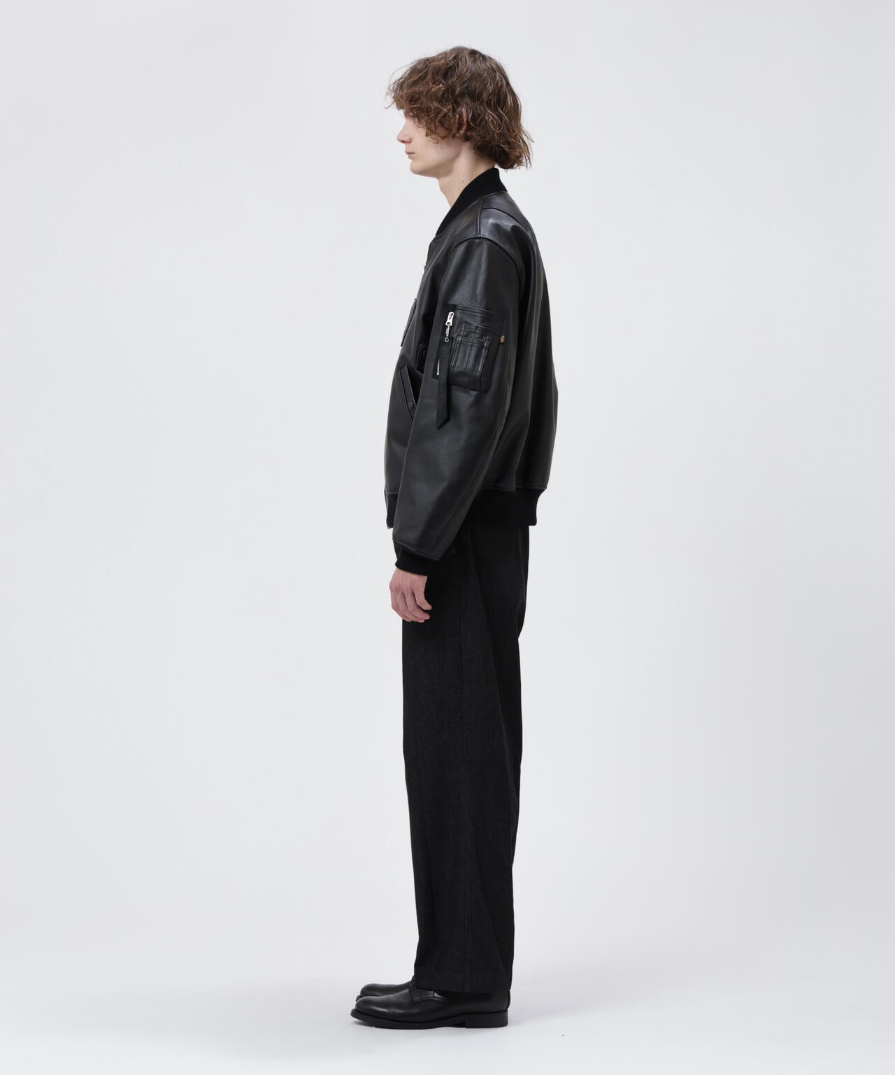 LEATHER MA‐1 FLIGHT JACKET / |レザー エムエーワン フライト LEATHER MA‐1 FLIGHT JACKET / |レザー エムエーワン フライト