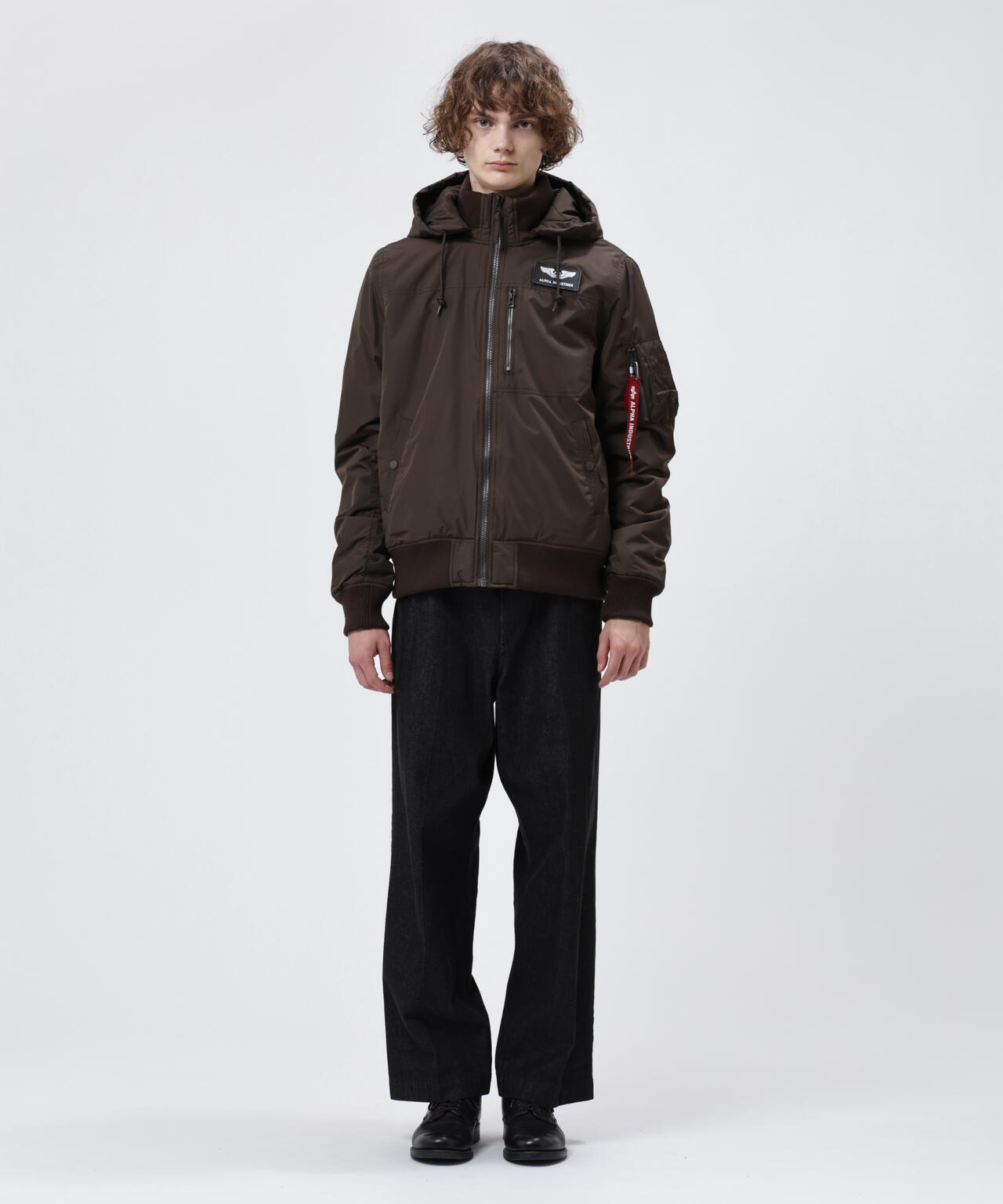 MA‐1 HOODED REGULAR FIT FLIGHT JACKET / エムエーワン フーデット