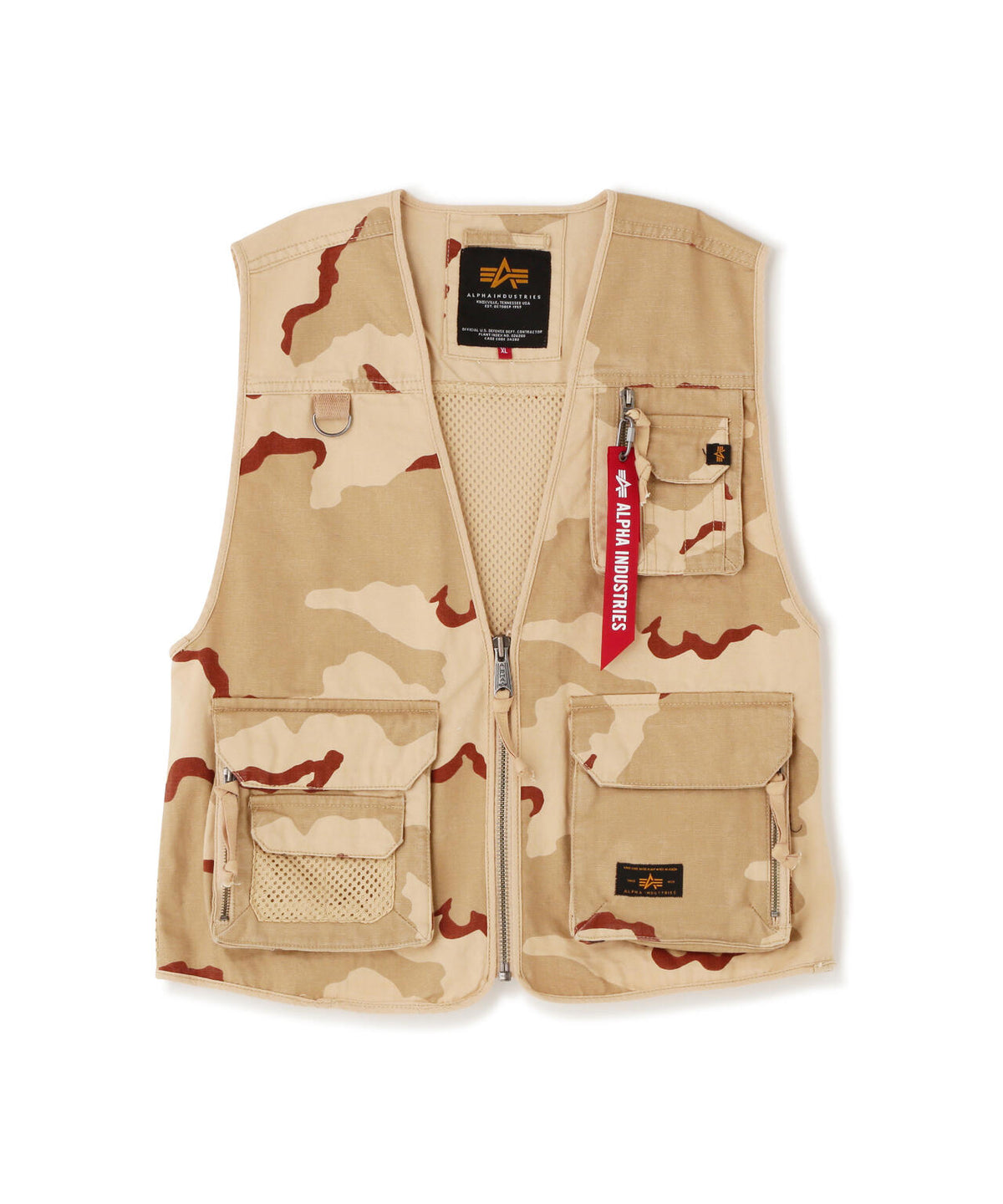 Mesh Utility Vest Camo | Alpha Industries（アルファ 