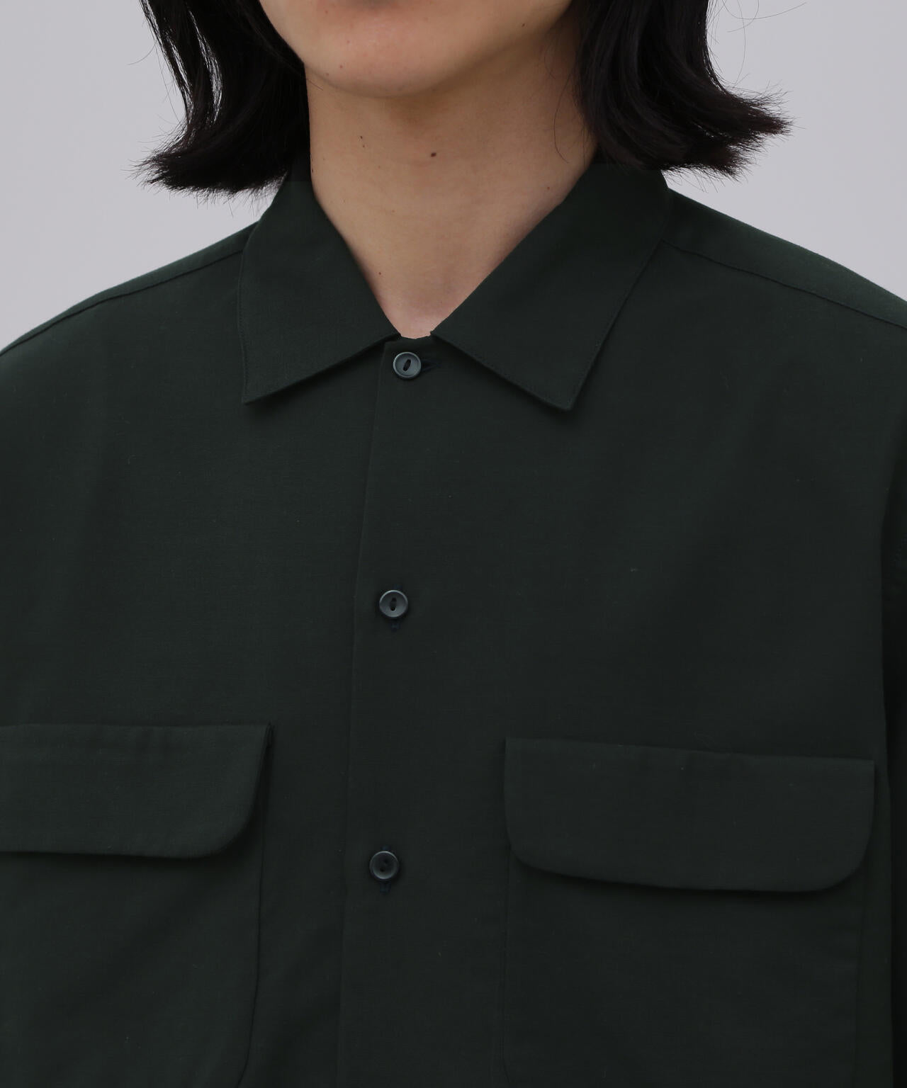 SEVEN BY SEVEN / FLAT COLLAR SHIRTS S/S-Soft strech Doub