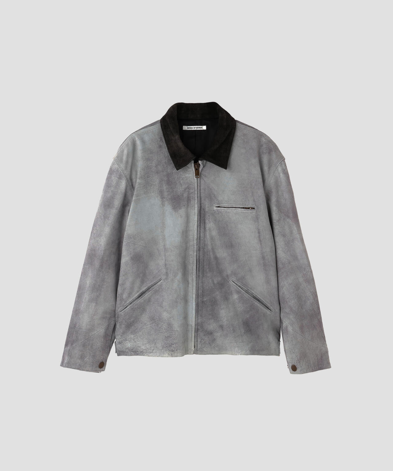 かたよせページ(^^♪確認用 SEVEN BY SEVEN / LEATHER DETROIT JACKET ‐Goat suede Antique