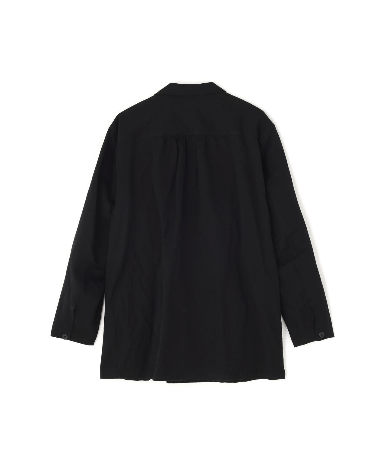 F.C.R.B. ブラックシャツ S SEVEN BY SEVEN / DOUBLE BREASTED SHIRTS JACKET ‐ Cotton Linen