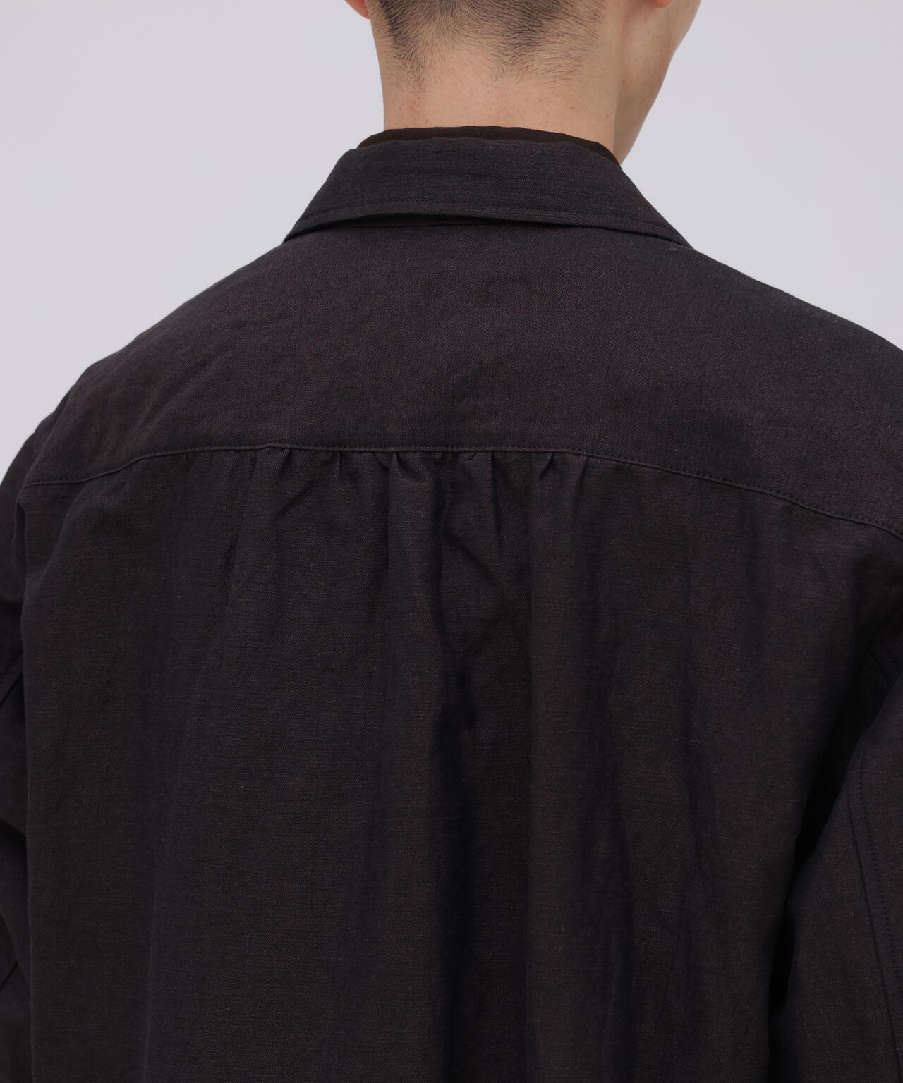 SEVEN BY SEVEN / DOUBLE BREASTED SHIRTS JACKET ‐ Cotton Linen