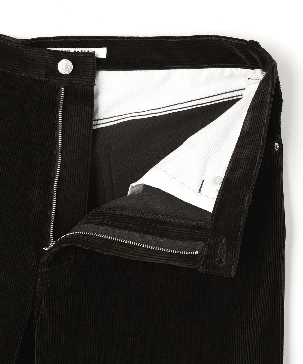 SEVEN BY SEVEN / CORDUROY WIDE PANTS ‐ Modal mix ‐