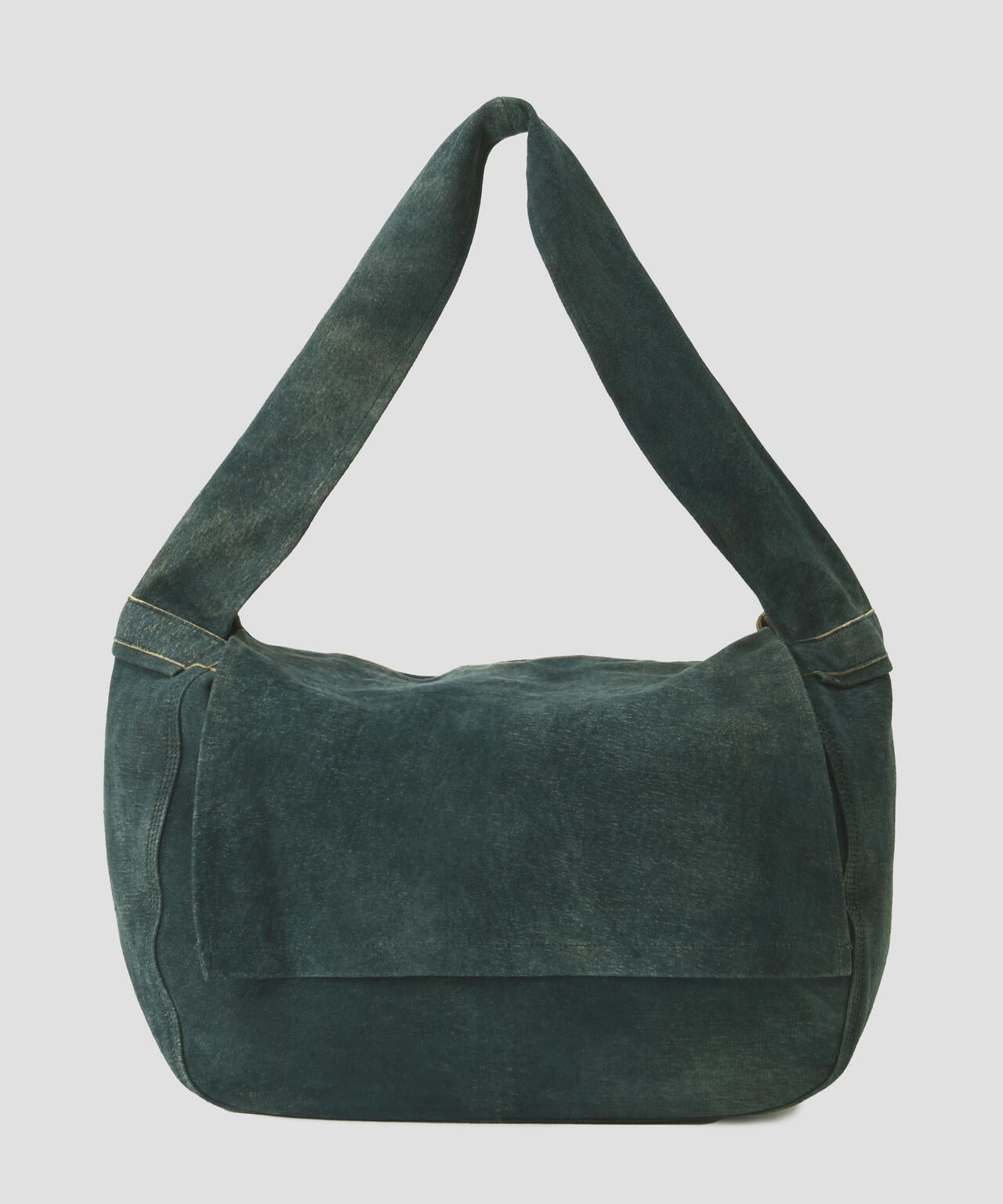 SEVEN BY SEVEN / LEATHER SHOULDER BAG ‐ Goat suede Antique finish