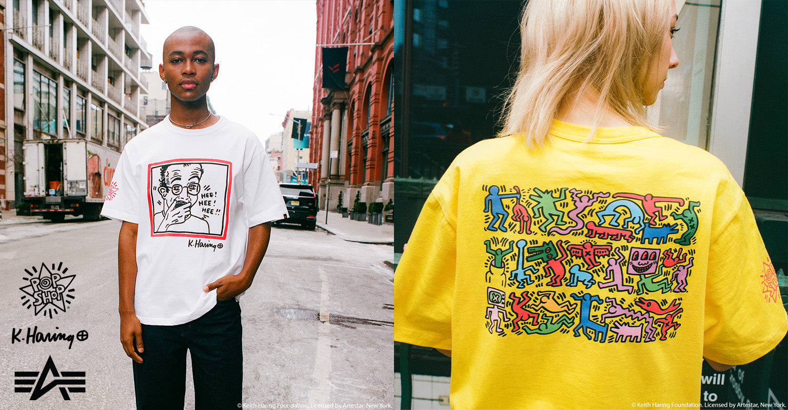 ALPHA X Keith hering｜ALPHA INDUSTRIES｜画像