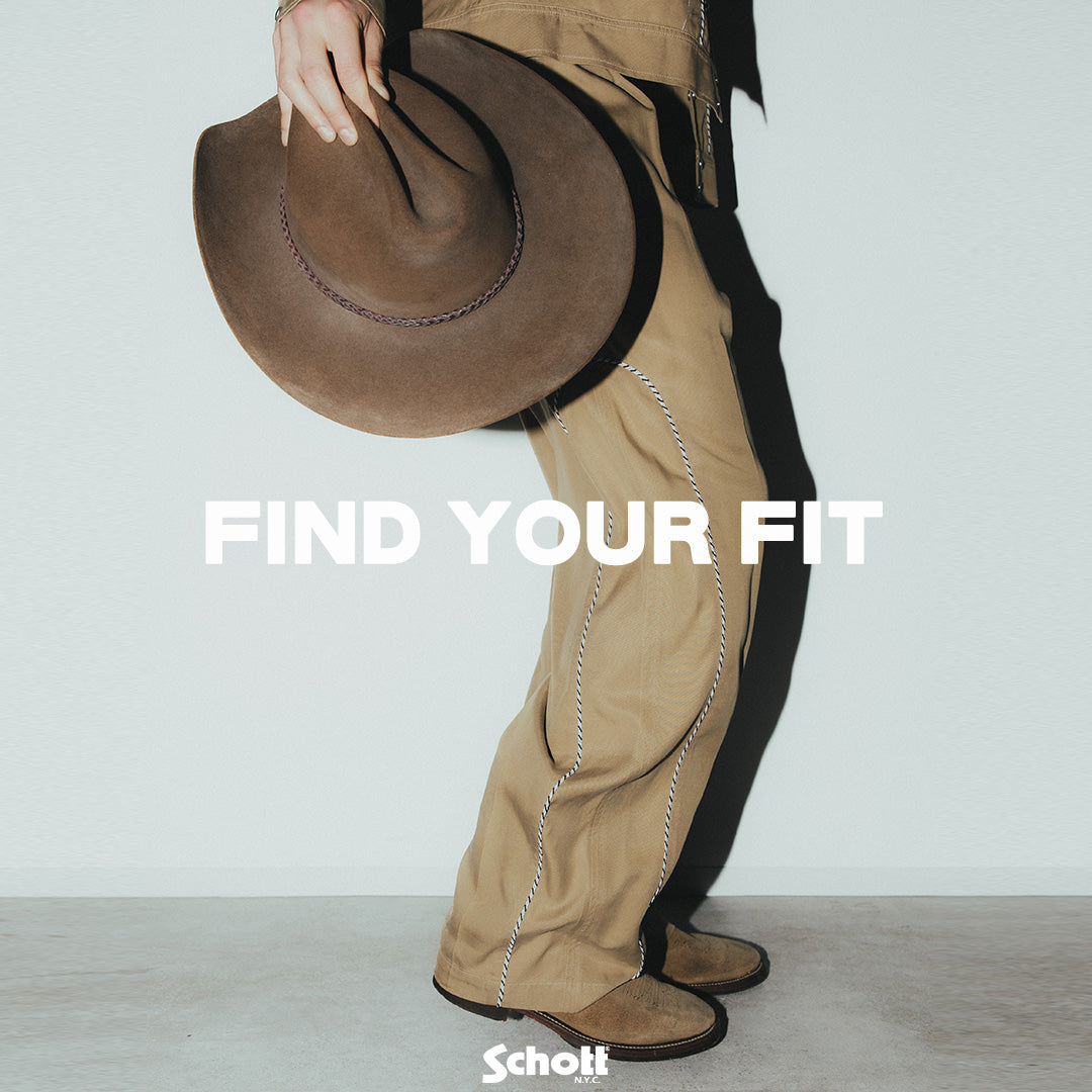 FIND YOUR FIT｜Schott｜画像
