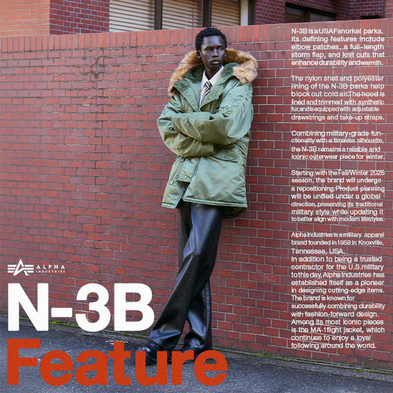N-3B Feature｜Alpha Industries｜画像