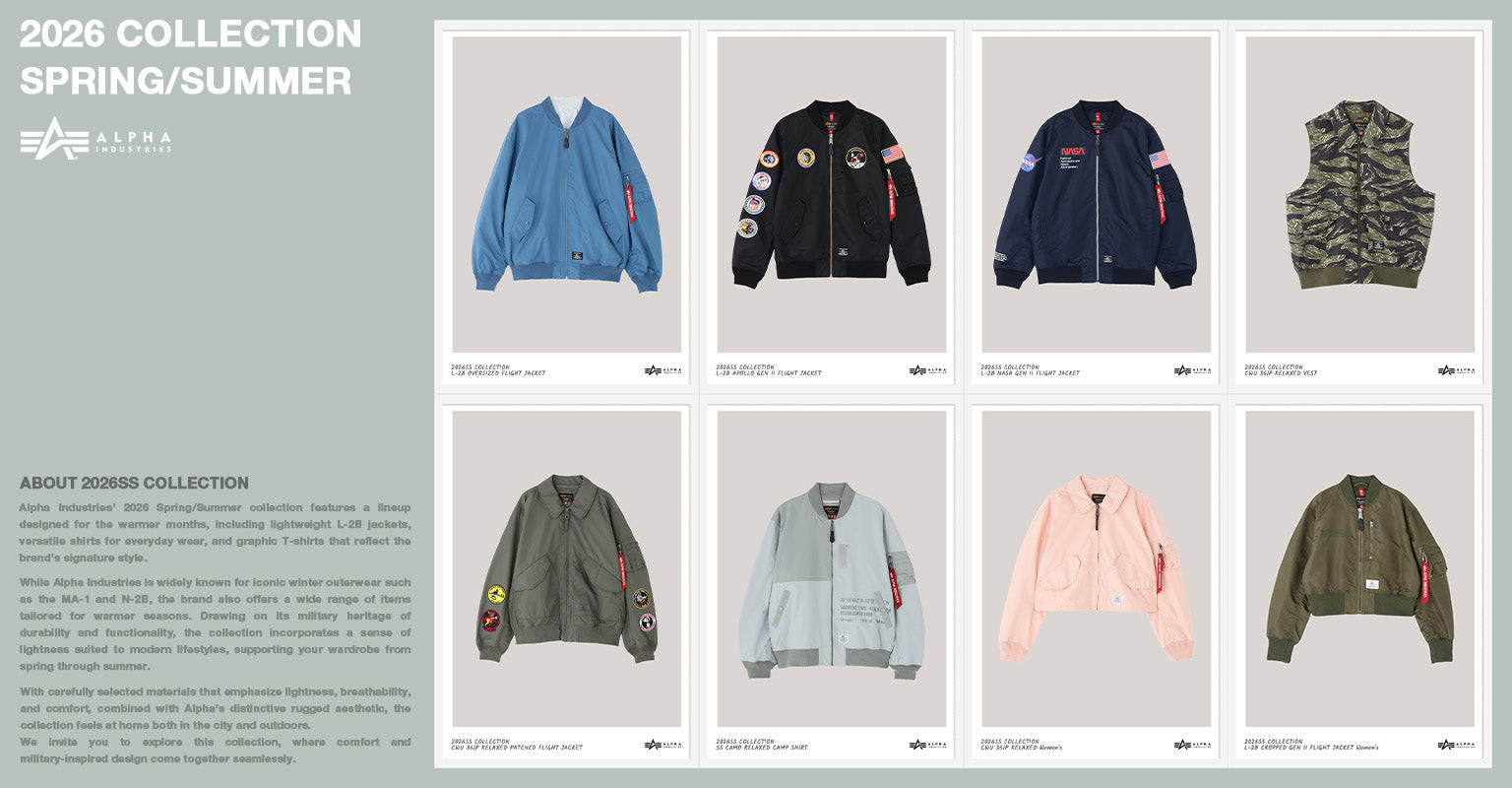 2026SS COLLECTION｜Alpha Industries｜画像