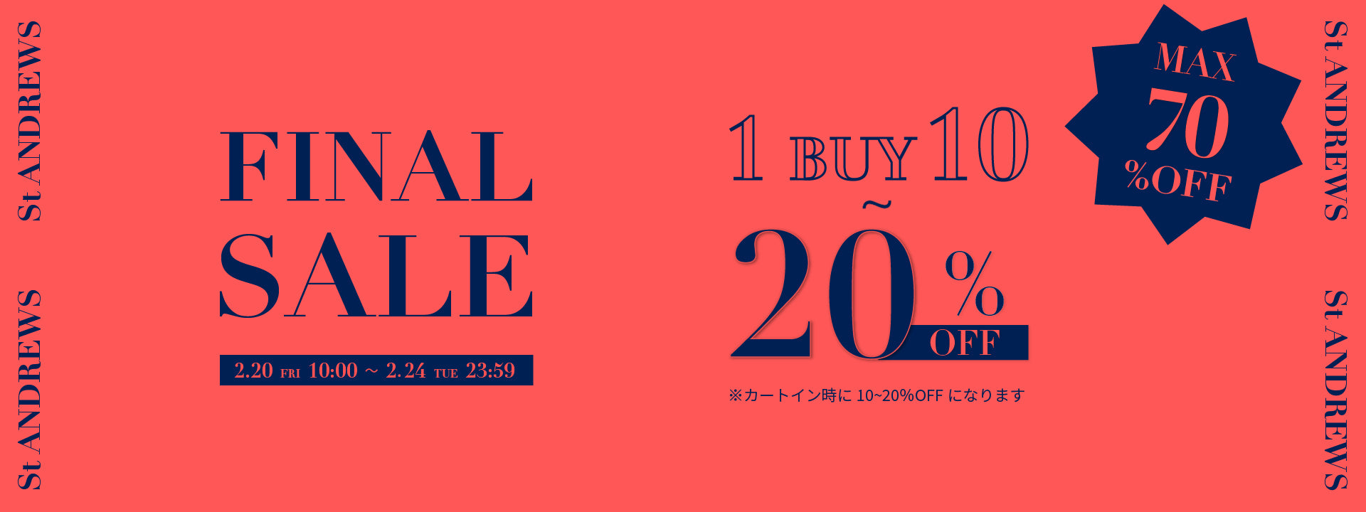 St ANDREWS（セントアンドリュース）｜【公式】通販mix.tokyo
