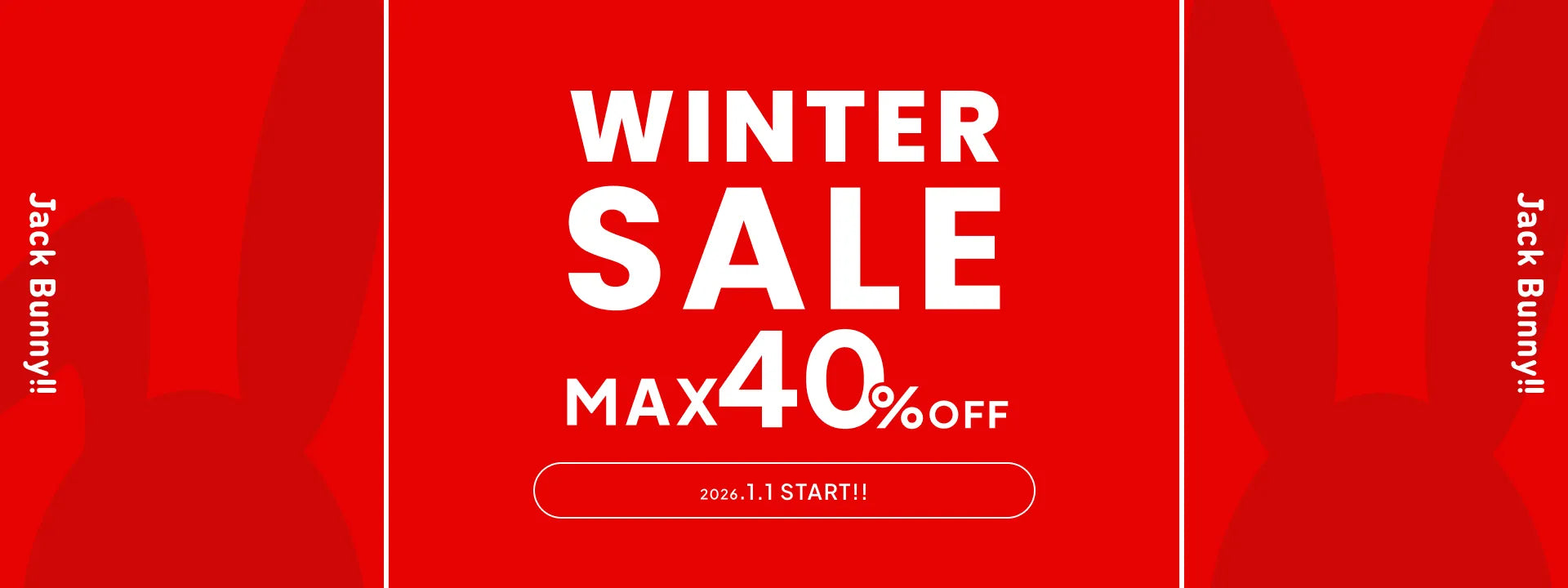 WINTER SALE｜Jack Bunny!!｜画像