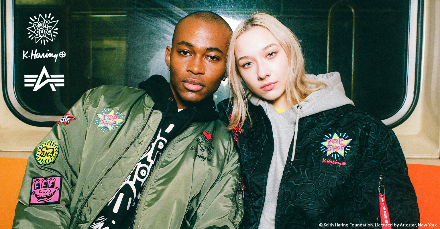 Keith Haring × Alpha Industries｜画像
