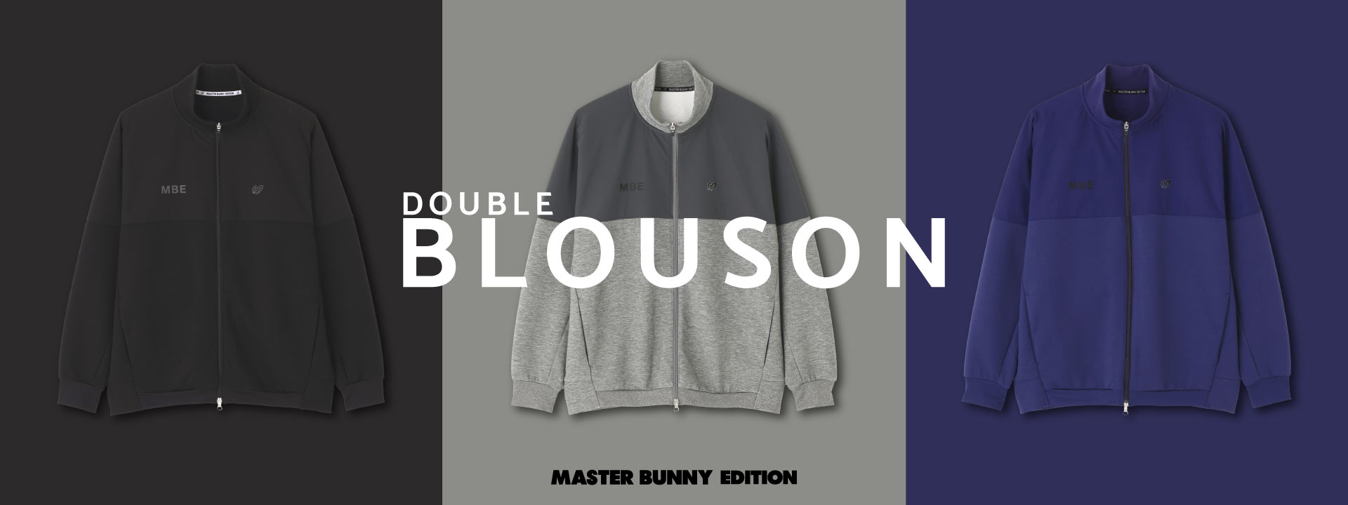 新品 マスターバニー 4WAYトリコット ジップカットソー(5)サイズL/グレー MASTER BUNNY EDITION（マスターバニーエディション）｜【公式】通販